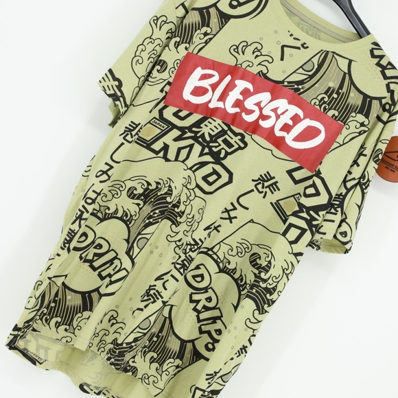 BAILEY APPAREL HUSTLE‎ BLESSED GRAPHIC TSHIRT - Picture 3 of 7